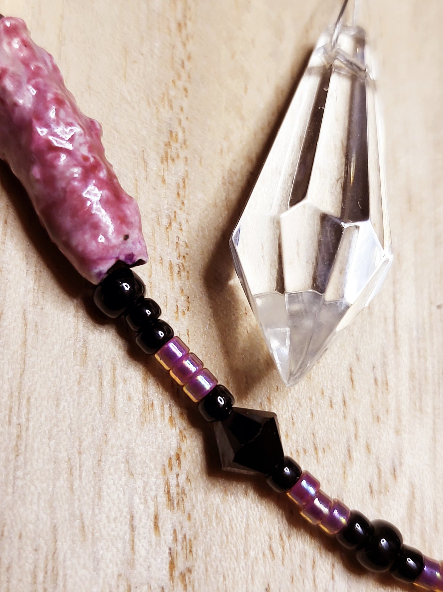 Beaded suncatcher prism